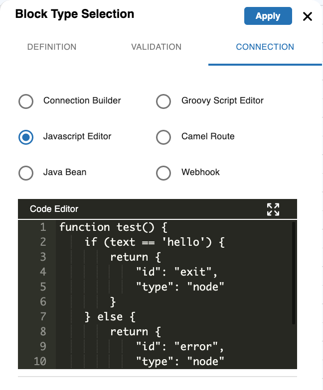 connection javascript Image